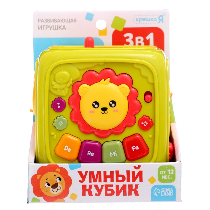 Развивающая игрушка «Умный кубик», 3 в 1: ионика, сортер, бизикуб, звук Развивающая игрушка «Умный кубик», 3 в 1: ионика, сортер, бизикуб, звук