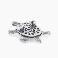 Брошь &laquo;Галиотис&raquo;, черепашка, в черненом серебре