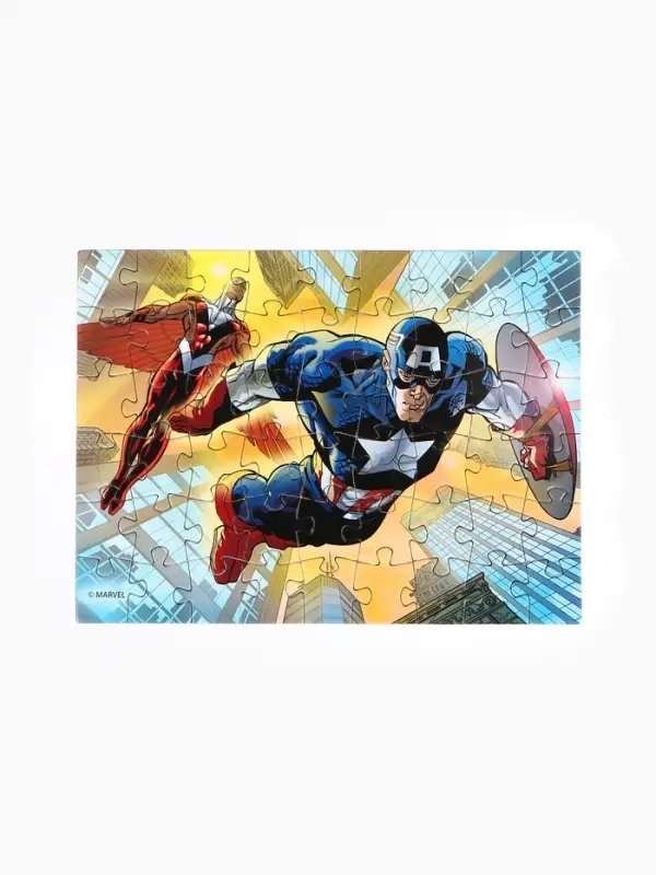 Пазлы детские для мальчиков «Мстители», набор 10в1, 54 детали в каждом