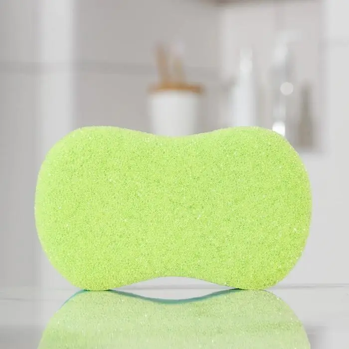 Губка для тела с массажным слоем «Восьмёрка», 14,5×8×4 см, МИКС Губка для тела с массажным слоем «Восьмёрка», 14,5×8×4 см, МИКС