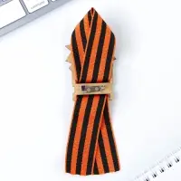 Деревянный орден с георгиевской лентой «9 мая», 4.4×6.3 см Деревянный орден с георгиевской лентой «9 мая», 4.4×6.3 см