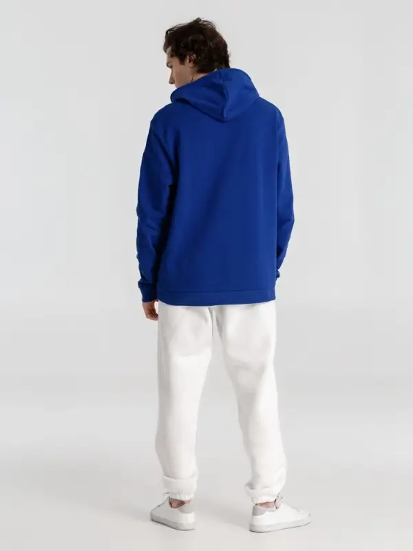 Толстовка с капюшоном унисекс Hoodie, ярко-синяя, размер XS