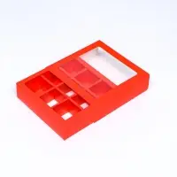 Коробка для 9 конфет, 13.8&times;13.8&times;3.8 см