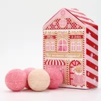 Адвент-календарь "Все желания сбудутся", бомбочки для ванны, 4х120