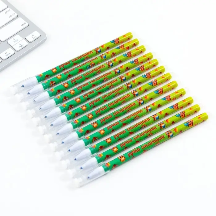 Ручка пиши-стирай, синяя паста, гелевая, 0.5 мм с колпачком «Открой мир знаний» Ручка пиши-стирай, синяя паста, гелевая, 0.5 мм с колпачком «Открой мир знаний»