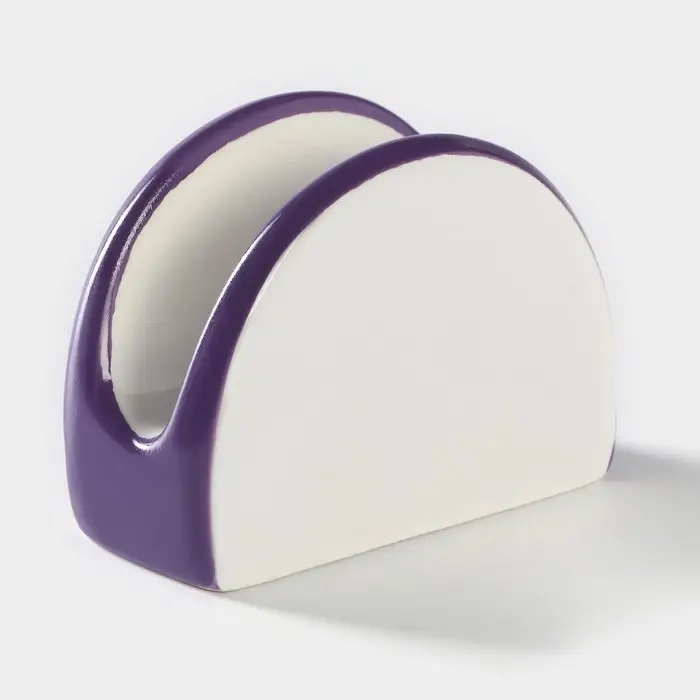 Салфетница Доляна «Лаванда», 9,5×7×4,3 см Салфетница Доляна «Лаванда», 9,5×7×4,3 см