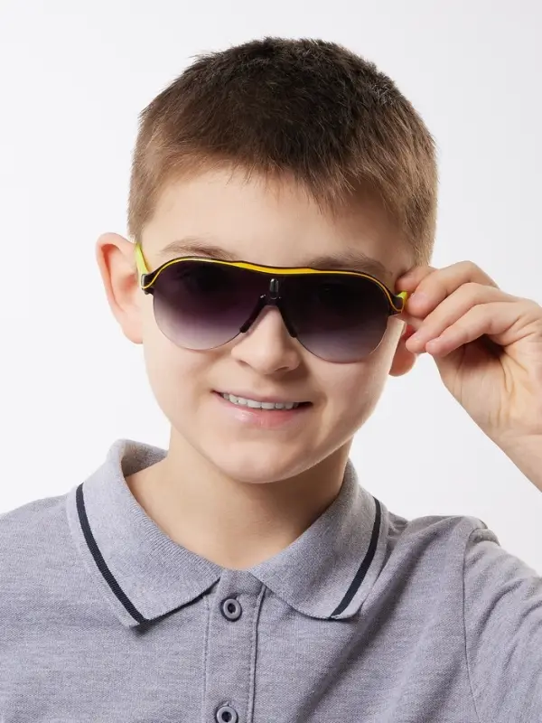 Очки солнцезащитные детские &laquo;OneSun. Маска&raquo;, uv 400, 13&times;12&times;5 см, микс