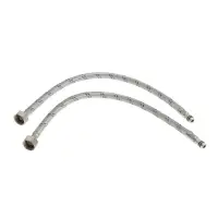 Смеситель для кухни ZEIN ZC2032, гибкий силиконовый излив,кран-букса латунь 1/2", белый/хром