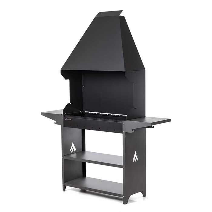 Мангал Professional Standart Zont PSZ3000, 158.2×41.2×207.9 см, 3 мм, полки, с крышей