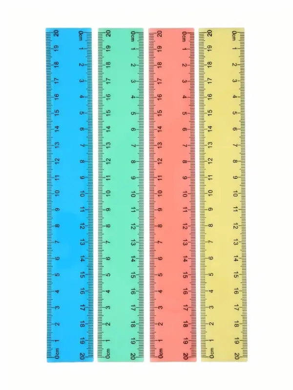 Линейка Pastel, 20 см, МИКС