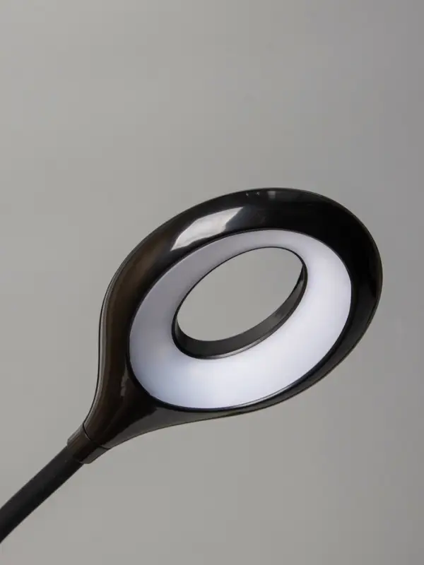 Светодиодный настольный светильник, 5Вт, 3000-6000К, 350 Лм, 13,5x7x38 см, чёрный