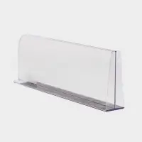 Пластиковый разделитель на Т-основании с передним ограничителем: 15 см, на магнитной основе: 47.5&times;6&times;15 см