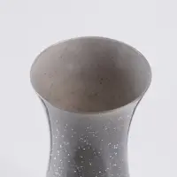 Ваза &laquo;Крапле&raquo;, h=26 см, стекло, серая