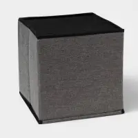 Короб стеллажный для хранения с крышкой &laquo;Офис&raquo;, 25&times;25&times;25 см, цвет серый