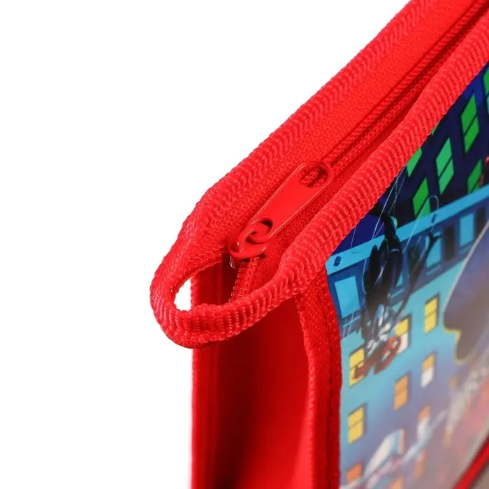 Папка пластиковая для тетрадей А4, на молнии, &laquo;Супергерой&raquo;