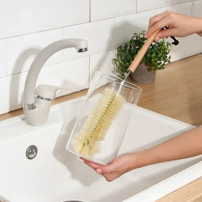 Ёршик для посуды с деревянной ручкой Доляна, 37&times;7 см