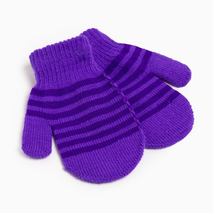 Варежки детские однослойные MINAKU,цв. фиолетовый, р-р 12-14 (13-14 см) Варежки детские однослойные MINAKU,цв. фиолетовый, р-р 12-14 (13-14 см)