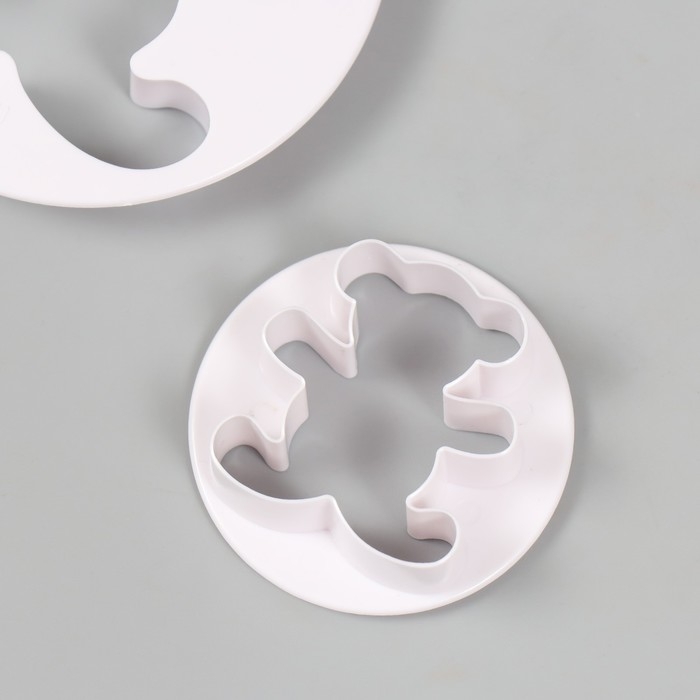 Каттеры для полимерной глины  Каттеры для полимерной глины "Медвежата" набор 3 шт d=3,7 см 6 см 9,5 см