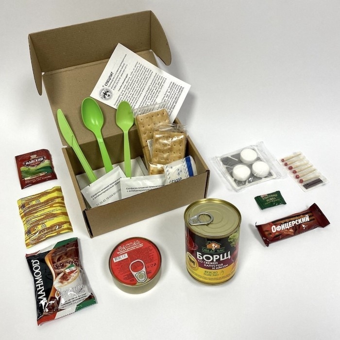 Сухой паек Сухой паек "СпецПит" Разовый обед, вариант 1, 850 г