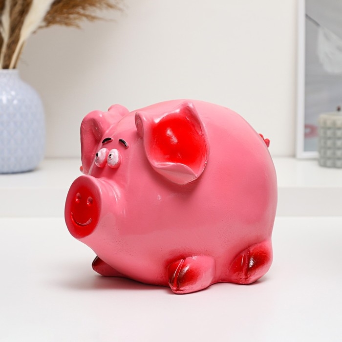 Копилка Копилка "Свинка класика" большая, 15х14см