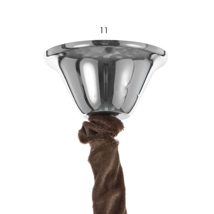 Люстра Люстра "Мария" 8хЕ14 25Вт лазурный 72х72х60-90 см BayerLux