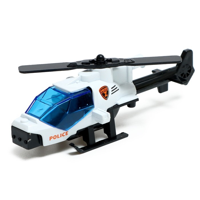 Вертолёт металлический «Супер», инерционный, МИКС Вертолёт металлический «Супер», инерционный, МИКС