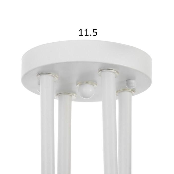 Люстра Люстра "Снежа" 4хЕ27 40Вт белый 81х33х21см BayerLux