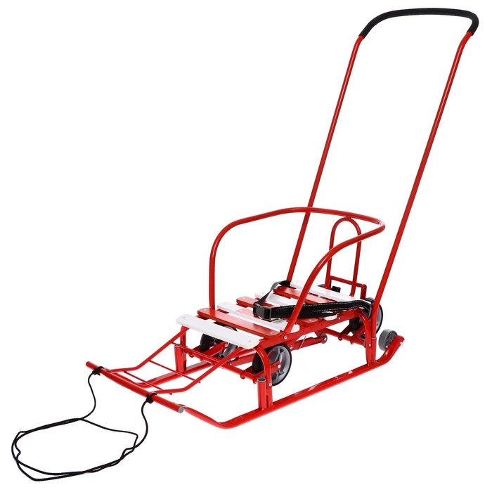 Санки «Тимка 5 универсал», цвет алый Санки «Тимка 5 универсал», цвет алый