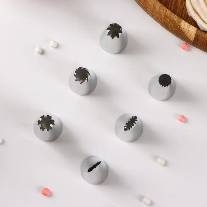 Набор насадок кондитерских Доляна, d=2 см, 6 шт форма МИКС