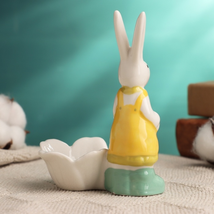 Подставка под яйцо Подставка под яйцо "Кролик" 8х6х12см, микс