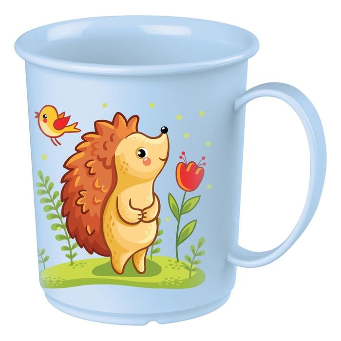 Кружка с декором 180 мл, детская, пластиковая, цвет МИКС Кружка с декором 180 мл, детская, пластиковая, цвет МИКС