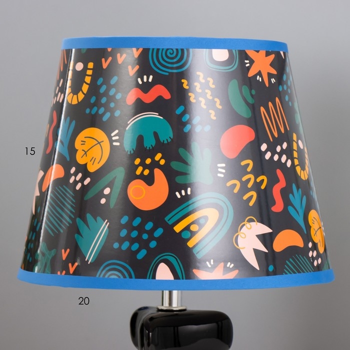 Настольная лампа  Настольная лампа "Абстракция 2" Е14 15Вт 20х20х28 см RISALUX