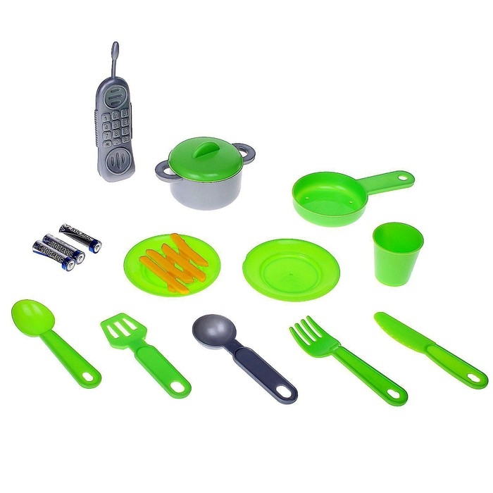 Игровой модуль «Кухня Laura» с варочной панелью, световые и звуковые эффекты, работает от батареек Игровой модуль «Кухня Laura» с варочной панелью, световые и звуковые эффекты, работает от батареек