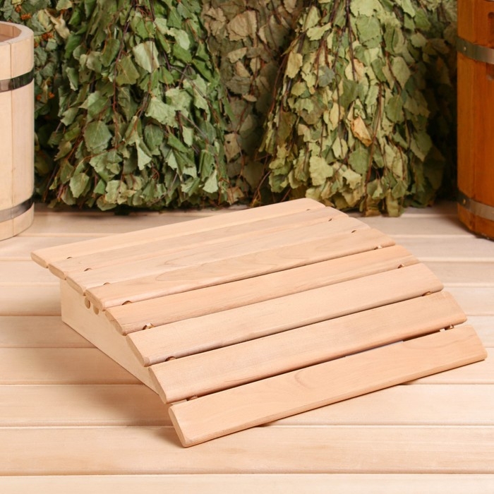 Подголовник из ольхи пружинный, анатомический 32,5 х 35 х 9 см Подголовник из ольхи пружинный, анатомический 32,5 х 35 х 9 см