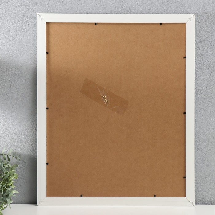 Фоторамка МДФ 40х50 см Фоторамка МДФ 40х50 см "Trend" белая (пластиковый экран)