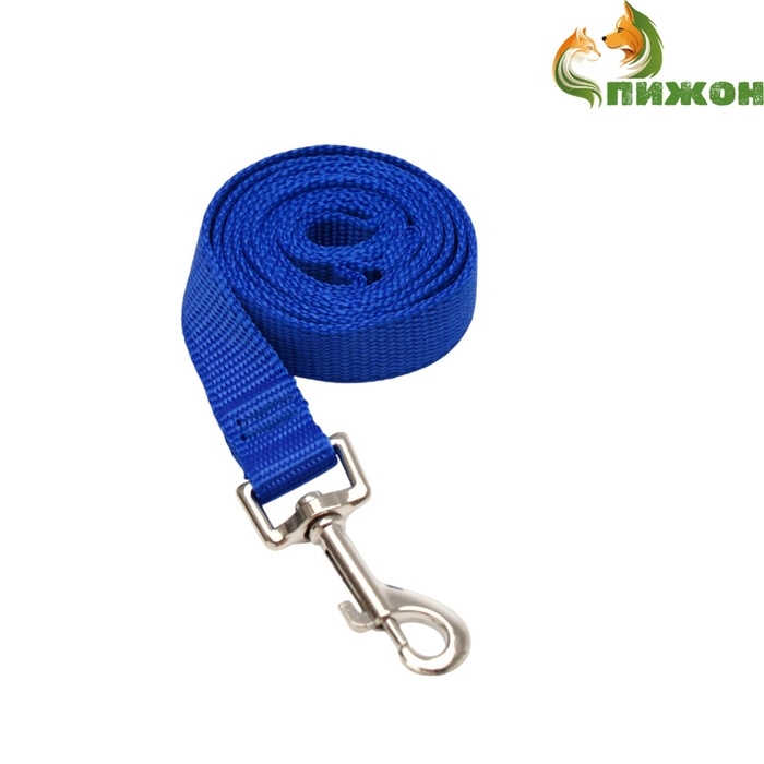 Поводок 1,2 х 2 см, полиэстер, синий Поводок 1,2 х 2 см, полиэстер, синий