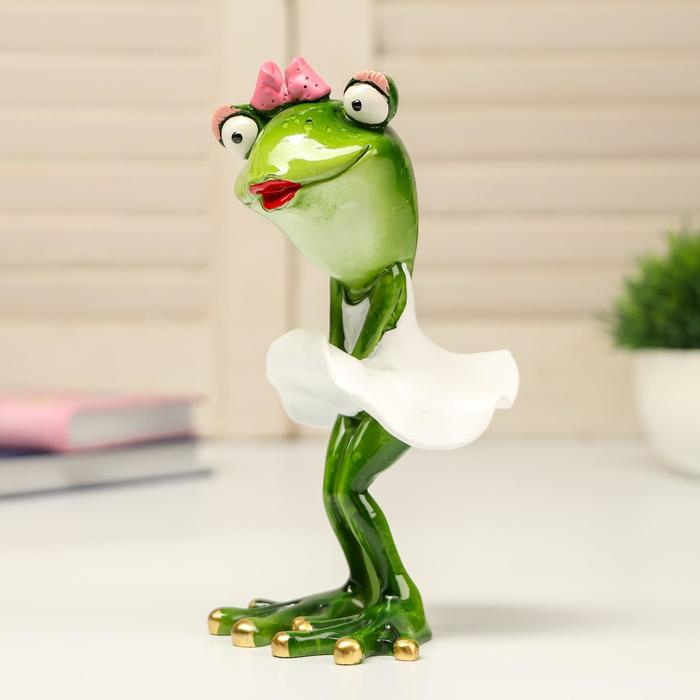 Сувенир полистоун лак Сувенир полистоун лак "Лягушка Монро" 16,5х8,2х9,5 см