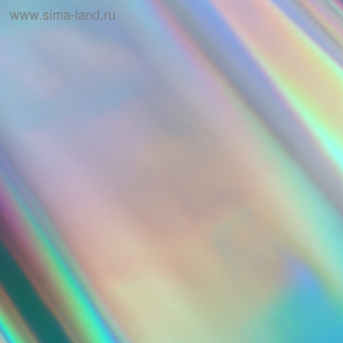 Плёнка матовая с иридисцентным переливом, белый-голубой, 0.58 х 5 м Плёнка матовая с иридисцентным переливом, белый-голубой, 0.58 х 5 м