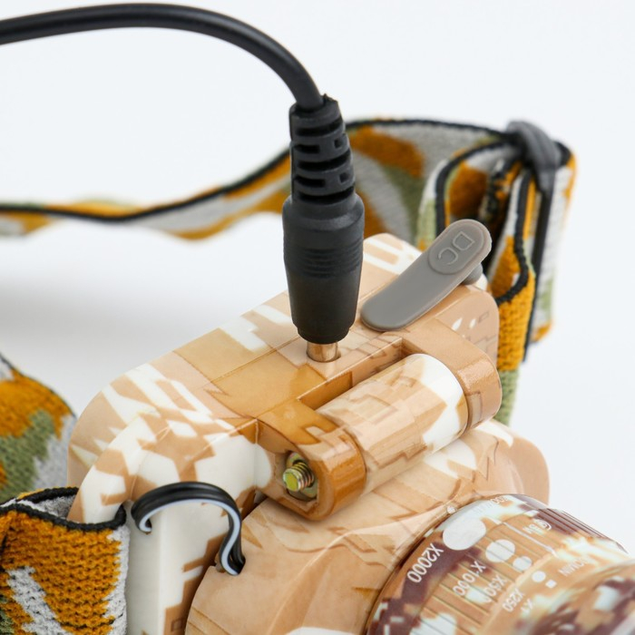 Фонарь налобный аккумуляторный  Фонарь налобный аккумуляторный "Мастер К.", 9 Вт, 130 лм, 3 режима