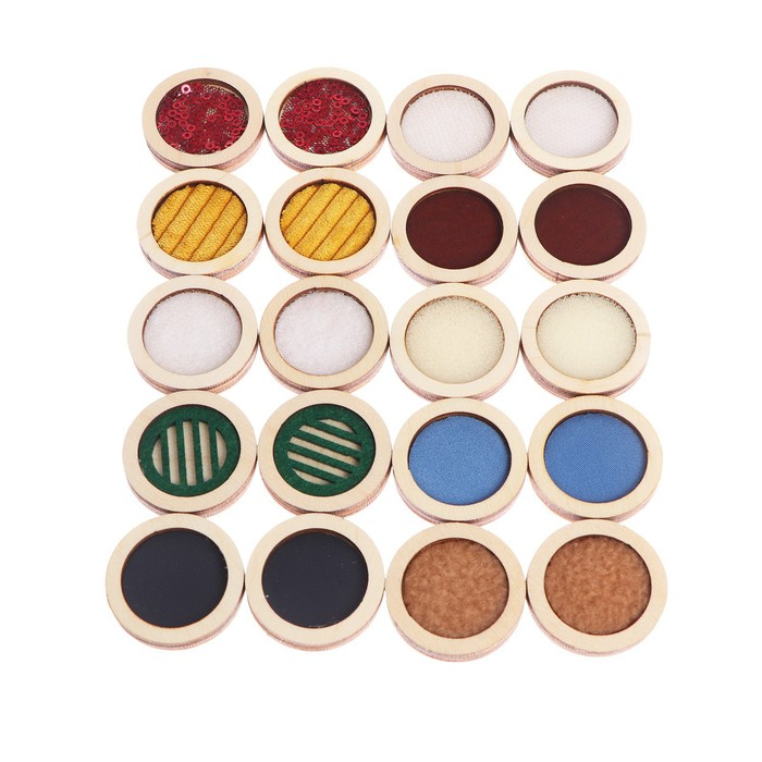 Тактильное сенсорное лото по методике Монтессори «Парочки» Тактильное сенсорное лото по методике Монтессори «Парочки»