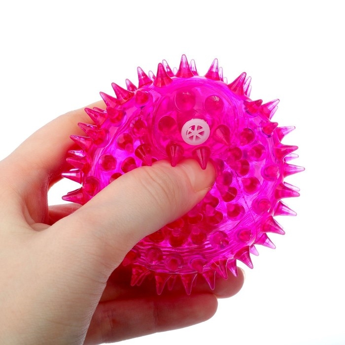 Мяч детский резиновый световой «Зверятки», цвета МИКС, в шоубоксе Мяч детский резиновый световой «Зверятки», цвета МИКС, в шоубоксе