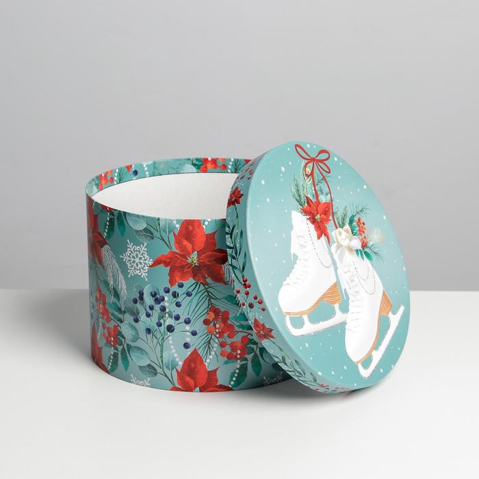 Коробка подарочная «Снежная», 18 х 18 х 13 см, Новый год Коробка подарочная «Снежная», 18 х 18 х 13 см, Новый год
