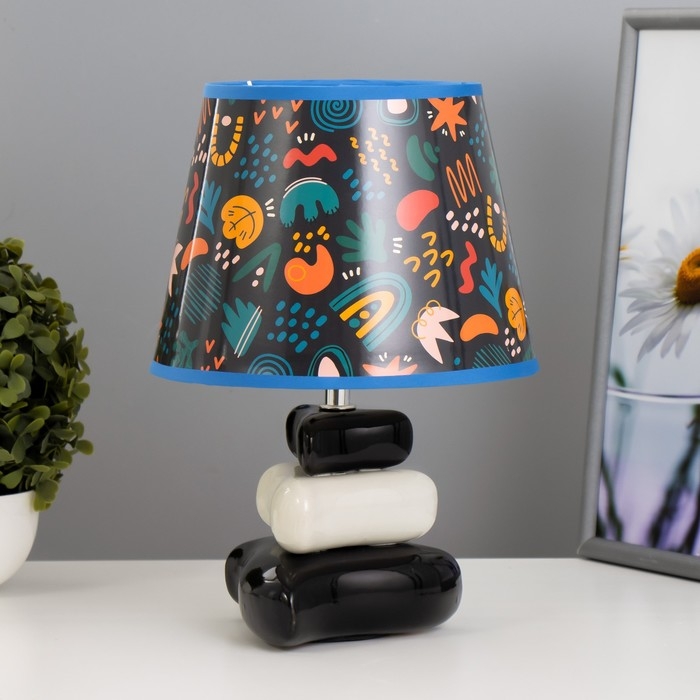 Настольная лампа  Настольная лампа "Абстракция 2" Е14 15Вт 20х20х28 см RISALUX