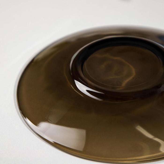 Блюдце стеклянное «С добрым утром», d=13 см Блюдце стеклянное «С добрым утром», d=13 см