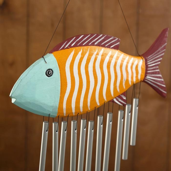 Музыка ветра Музыка ветра "Рыбка" алюминий 30х2х50 см