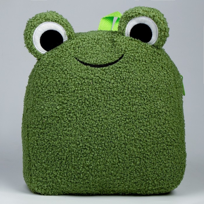 Рюкзак детский для девочки «Лягушка», плюшевый Рюкзак детский для девочки «Лягушка», плюшевый