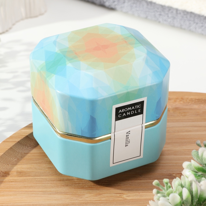 Свеча ароматическая в банке  Свеча ароматическая в банке "Aromatic Candle", ваниль, большая
