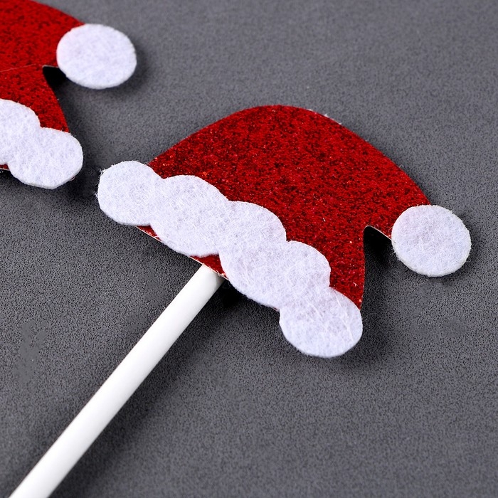 Набор топперов &laquo;Новый год&raquo;, в наборе 4 шт.