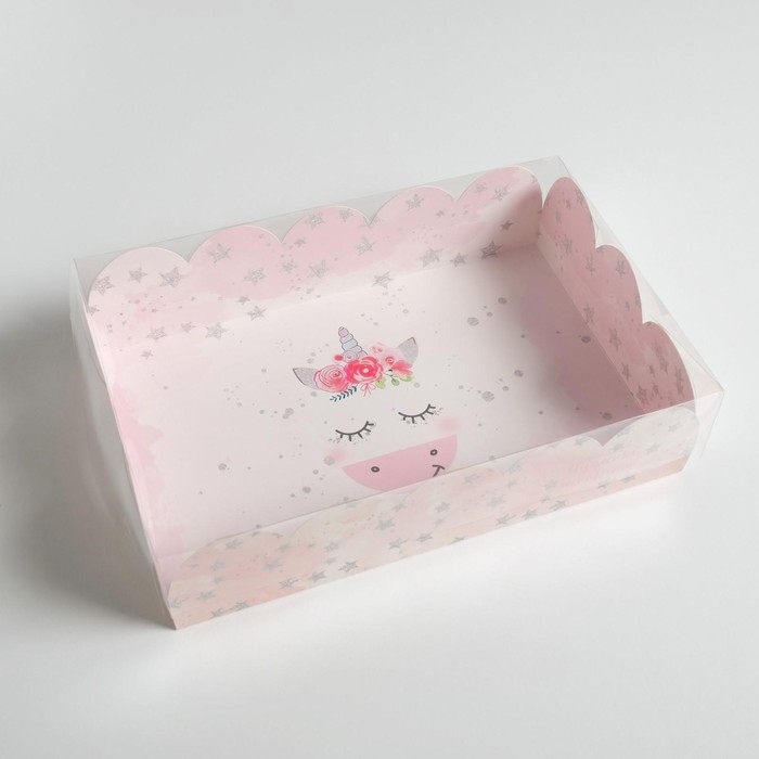 Коробка для печенья, кондитерская упаковка с PVC крышкой, «Чудесных мгновений», 20 х 30 х 8 см Коробка для печенья, кондитерская упаковка с PVC крышкой, «Чудесных мгновений», 20 х 30 х 8 см