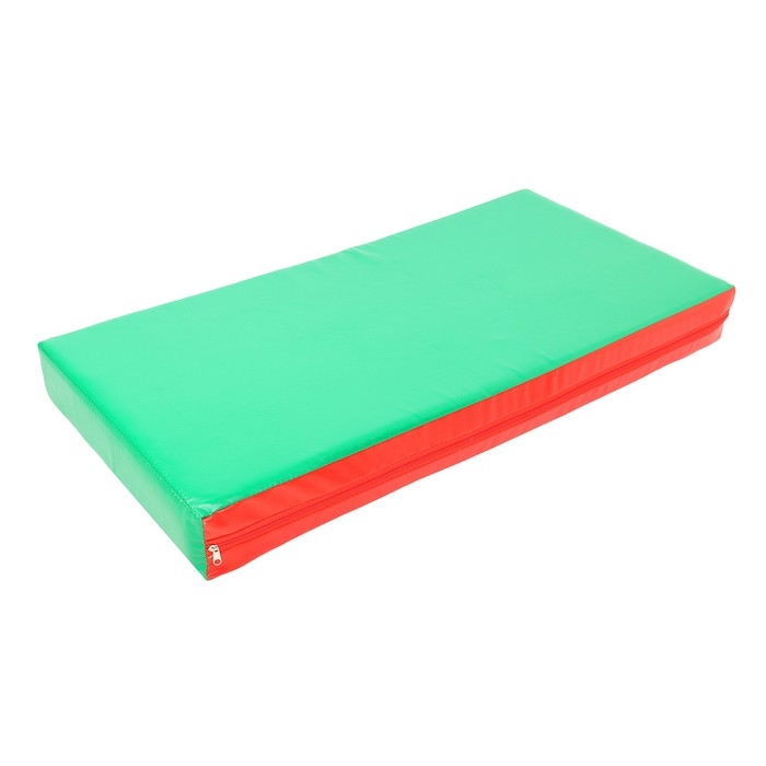 Мат, 100х50х10 см, цвет красный/зелёный Мат, 100х50х10 см, цвет красный/зелёный